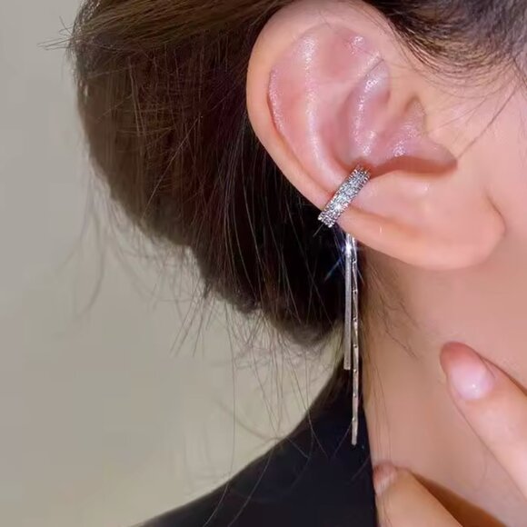 Anthropologie Jewelry - Silver Diamond Cuff